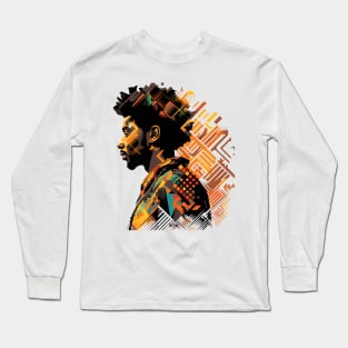 Afrocentric Man Long Sleeve T-Shirt